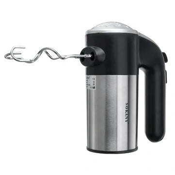 Kitchen Electric Hand Mixer with 5 Speeds Whisk with Egg Beater Dough Hook