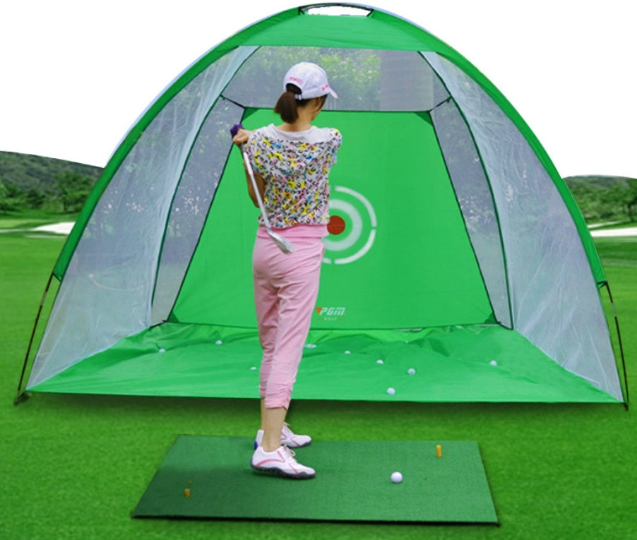 Golf Practice Net Tent Golf Hitting Cage Garden Grassland Practice Tent Golf Training Equipment Mesh Outdoor