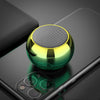 M3 Colorful Wireless Speakers 3D Mini Electroplating Round Steel Cannon Blue tooth Speaker Radio Support U Disk Subwoofer