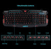 J10 tricolor backlight wired gaming keyboard set colorful luminous gaming mouse keyboard Russian keyboard