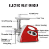 Electric multifunctional meat grinder