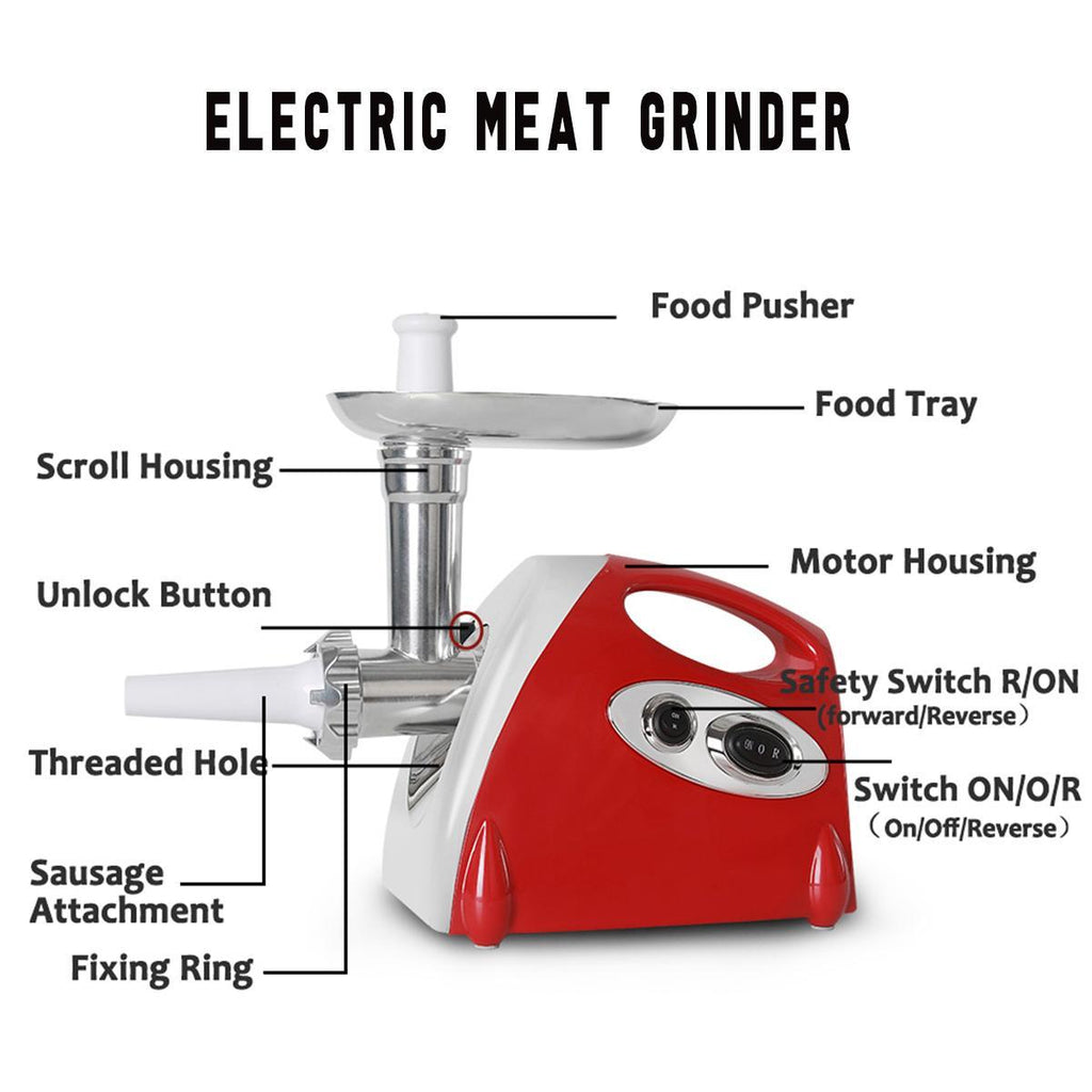 Electric multifunctional meat grinder