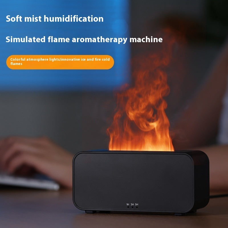 Timing Simulation Aroma Diffuser Usb Household Flame Humidifier  Aromatherapy Machine Spray Air Flame Humidifier Diffuser easy-product-customizer