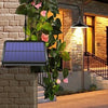 Solar Pendant Light Outdoor Waterproof LED Lamp Double-head Chandelier Decorations with Remote Control for Indoor Shed Barn Room Gizmokings Warehouse