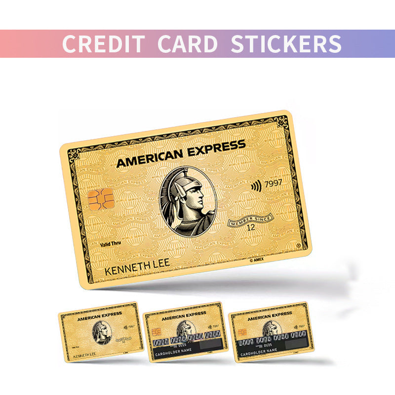 Credit Card Personalized Stickers