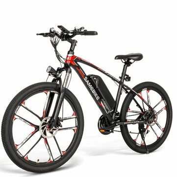 350W 48V 8Ah 26inch Electric Bike 80km Mileage Range Max Load 150kg