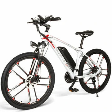 350W 48V 8Ah 26inch Electric Bike 80km Mileage Range Max Load 150kg