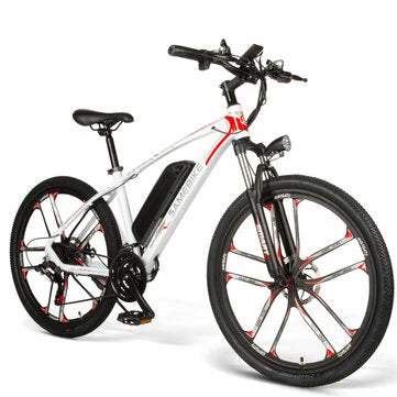 350W 48V 8Ah 26inch Electric Bike 80km Mileage Range Max Load 150kg