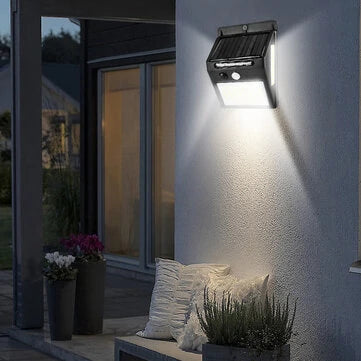 100LED 140LED Solar Light Outdoor Solar Wall Lamp PIR Motion Sensor Lamp Waterproof Solar Light for Garden Decoration Street