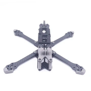 TEOSAW Dipper 5 230mm Wheelbase 5mm Arm Thickness X Type 5 Inch Freestyle Frame Kit Support VISTA / DJI Air Unit for RC Drone FPV Racing Gizmokings Warehouse